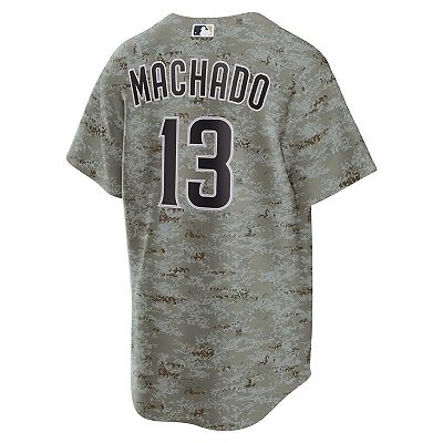 Men s Nike Manny Machado Camo San Diego Padres USMC Alternate Replica Player Jersey
