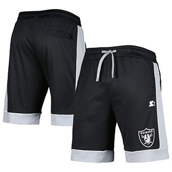 Men's G-III Sports by Carl Banks Black/Silver Las Vegas Raiders Fan Favorite Fashion Shorts