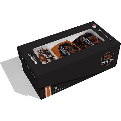 Men's Strideline Houston Dynamo FC Premium 3-Pack Knit Crew Socks Set