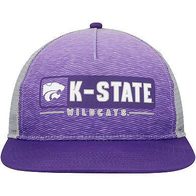 Men's Colosseum Purple/Gray Kansas State Wildcats Snapback Hat
