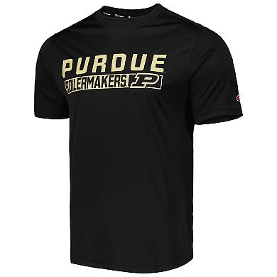 Men's Champion Black Purdue Boilermakers Impact Knockout T-Shirt