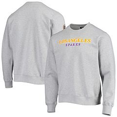 Men's Colosseum Heather Gray Louisville Cardinals Arch & Logo Crew Neck Sweatshirt Size: 3XL