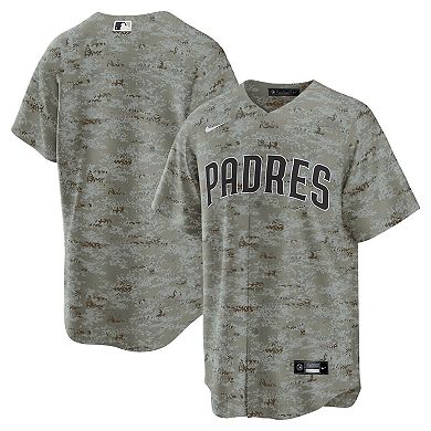 Men's Nike Camo San Diego Padres USMC Alternate Replica Team Jersey