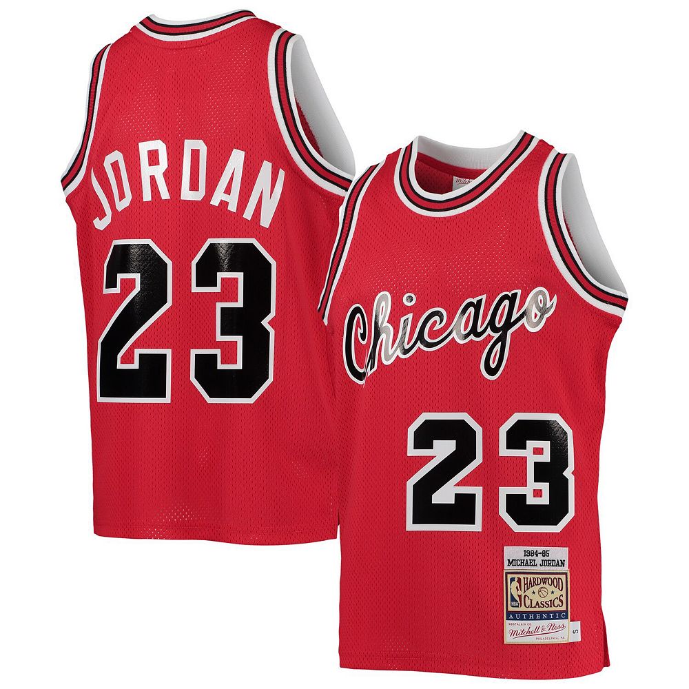 Youth Mitchell & Ness Michael Jordan Red Chicago Bulls 1984-85