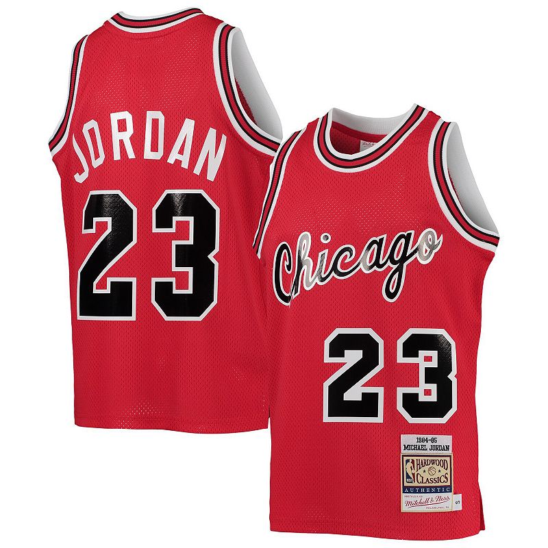 UPC 196345773942 product image for Youth Mitchell & Ness Michael Jordan Red Chicago Bulls 1984-85 Hardwood Classics | upcitemdb.com