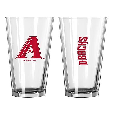 Arizona Diamondbacks 16oz. Team Wordmark Game Day Pint Glass
