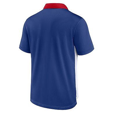 Men's Nike White/Royal Atlanta Braves Rewind Stripe Polo