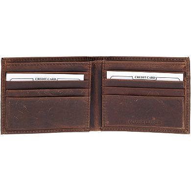 Brown Washington Commanders Bifold Leather Wallet