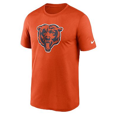 Men's Nike Orange Chicago Bears Legend Logo Performance T-Shirt
