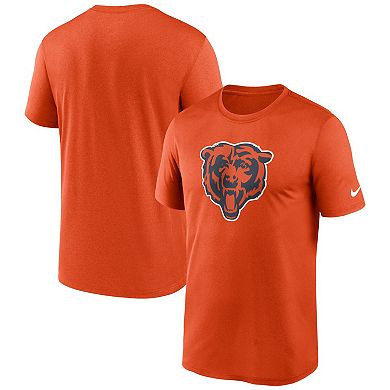Men's Nike Orange Chicago Bears Legend Logo Performance T-Shirt