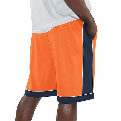 Men's G-III Sports by Carl Banks Orange/Navy Denver Broncos Fan Favorite Fashion Shorts