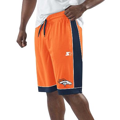 Men's G-III Sports by Carl Banks Orange/Navy Denver Broncos Fan Favorite Fashion Shorts