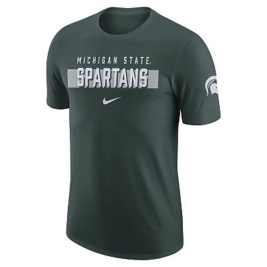 Men's Nike Green Michigan State Spartans Campus Gametime T-Shirt