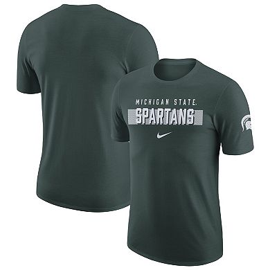 Men's Nike Green Michigan State Spartans Campus Gametime T-Shirt