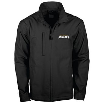 Men's Dunbrooke Black Jacksonville Jaguars Journey Workwear Tri-Blend Full-Zip Jacket