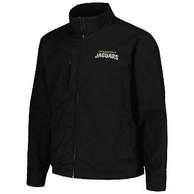 Men's Dunbrooke Black Jacksonville Jaguars Journey Workwear Tri-Blend Full-Zip Jacket