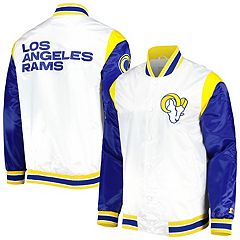 Lids Dallas Cowboys Starter Warm-Up Pitch Varsity Full-Snap Jacket - White