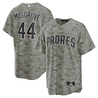 Men's Nike Joe Musgrove Camo San Diego Padres USMC Alternate Replica Player Jersey