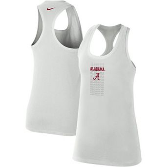 Women's Nike Gray Alabama Crimson Tide Game Time Tank Top