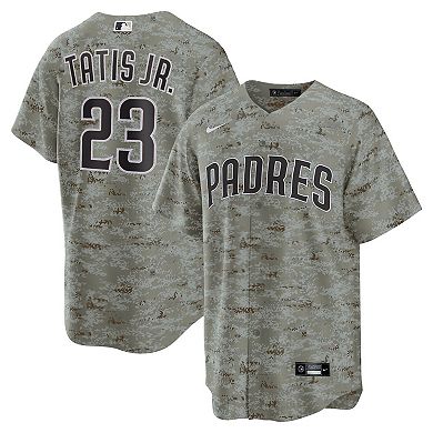 Men's Nike Fernando Tatis Jr. Camo San Diego Padres USMC Alternate Replica Player Jersey