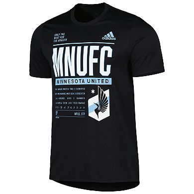 Men's adidas Black Minnesota United FC Club DNA Performance T-Shirt