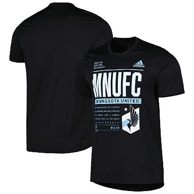 Men's adidas Black Minnesota United FC Club DNA Performance T-Shirt