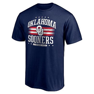 Men's Fanatics Branded Navy Oklahoma Sooners Americana T-Shirt
