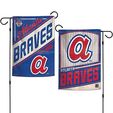 WinCraft Atlanta Braves Team 2-Sided 12'' x 18'' Garden Flag