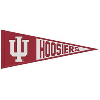 "WinCraft Indiana Hoosiers 13"" x 32"" Wool Primary Logo Pennant"