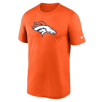 Men's Nike Orange Denver Broncos Legend Logo Performance T-Shirt