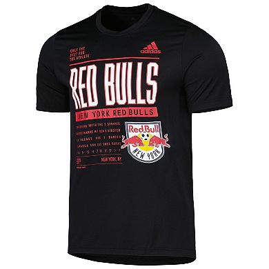 Men's adidas Black New York Red Bulls Club DNA Performance T-Shirt