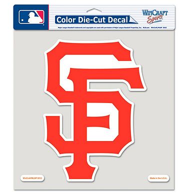 San Francisco Giants 8'' x 8'' Color Die-Cut Decal