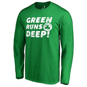 Men's Kelly Green Boston Celtics Green Runs Deep Hometown Collection Long Sleeve T-Shirt