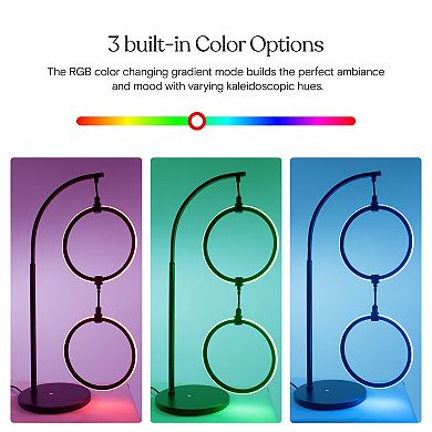 Brightech Nova 24" Led Table Lamp With Color Changing Function