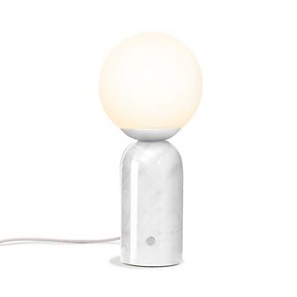 Brightech Mila Tall 15" Dimmable Led Table Lamp With Marble Base