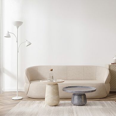 Brightech Sky Dome Double 72" Led Torchiere Floor Lamp With Adjustable Arms