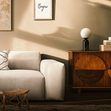 Brightech Mila Tall 15" Dimmable Led Table Lamp With Marble Base