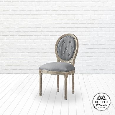 Felicia Dining Chair Armless, Upholstered