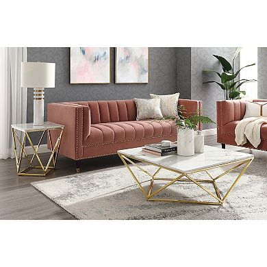 Isaan End Table MarbleTop