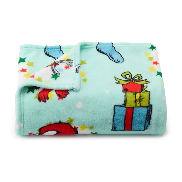 The Grinch Plush Throw