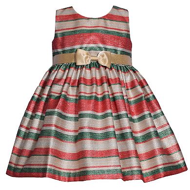 Baby & Toddler Girl Bonnie Jean Stripe Cardigan & Dress Set