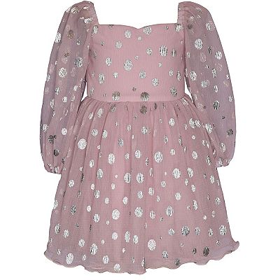 Baby Toddler Girl Bonnie Jean Foiled Dot Dress