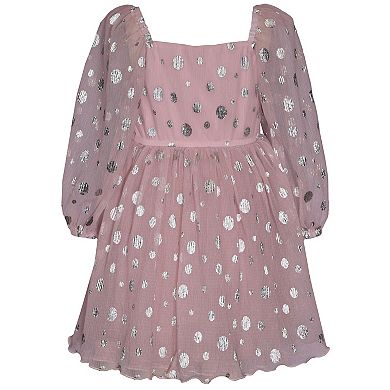 Baby & Toddler Girl Bonnie Jean Foiled Dot Dress