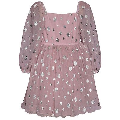 Baby Toddler Girl Bonnie Jean Foiled Dot Dress