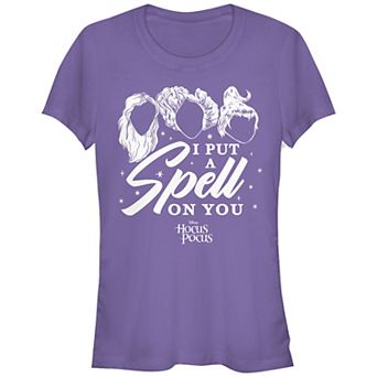 Disney's Hocus Pocus Juniors' I Put A Spell On You Fitted Tee