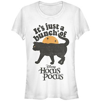 Disney's Hocus Pocus Juniors' Thackery Binx It's Just A Bunch Of Fitted Graphic Tee