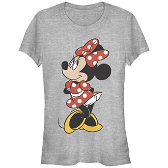 Disney's Minnie Mouse Juniors' Vintage Minnie Pose Fitted Graphic Tee