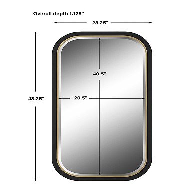 Uttermost Nevaeh Curved Rectangle Mirror