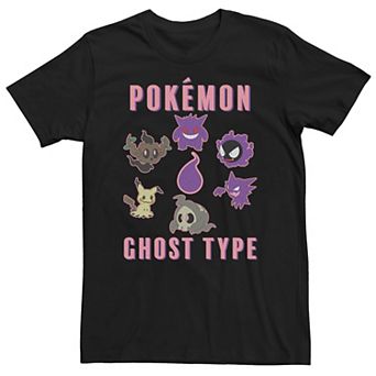 Big & Tall Pokemon Ghost Type Group Graphic Tee