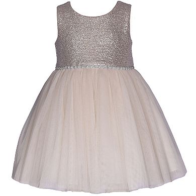 Toddler Girl Bonnie Jean 2-pc. Sparkly Knit Dress & Cardigan Set
